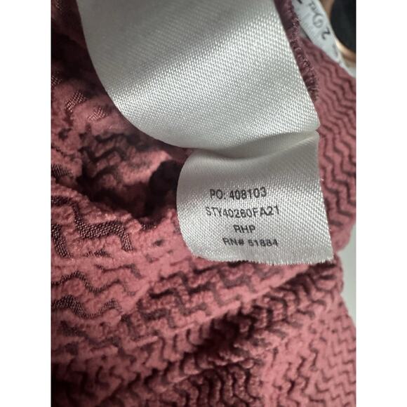 Patagonia Womens R1 Air Full Zip Hoody Rosehip Pink Jacquard Fleece Jacket Sz M - Picture 10 of 11